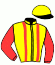 casaque portée par Gavilan Ale. jockey du cheval de course REPEL GHOSTS, information pmu ZETURF