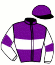 casaque portée par Pouchin A. jockey du cheval de course JOLYMPA, information pmu ZETURF
