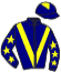 casaque portée par Demuro C. jockey du cheval de course FUJIWHARA, information pmu ZETURF casaque portée par Demuro C. jockey du cheval de course FUJIWHARA, information pmu ZETURF