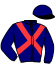 casaque portée par Planque S. jockey du cheval de course KISSING, information pmu ZETURF casaque portée par Planque S. jockey du cheval de course KISSING, information pmu ZETURF