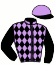 casaque portée par Seidl M. jockey du cheval de course SORAYA MAXIMA, information pmu ZETURF