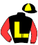 casaque portée par Breux S. jockey du cheval de course ELLE AMOUR, information pmu ZETURF