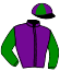 casaque portée par Belmont Cés. jockey du cheval de course ROI DE L'AIR, information pmu ZETURF