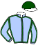 casaque portée par Cheyer Mme Per. jockey du cheval de course A STOLEN KISS, information pmu ZETURF