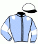 casaque portée par Guyon M. jockey du cheval de course ALCANOR, information pmu ZETURF