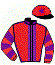 casaque portée par Chuette Mlle S. jockey du cheval de course SEVEN ANGELS, information pmu ZETURF