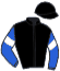 casaque portée par Lemaitre A. jockey du cheval de course SYMMETRIC POWER, information pmu ZETURF