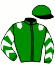 casaque portée par Lemaitre A. jockey du cheval de course ENORA SENORA, information pmu ZETURF