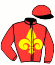 casaque portée par Demuro C. jockey du cheval de course GOLDEN HEART, information pmu ZETURF casaque portée par Demuro C. jockey du cheval de course GOLDEN HEART, information pmu ZETURF