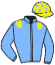 casaque portée par Chuette Mlle S. jockey du cheval de course STAR ROCK, information pmu ZETURF