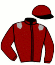 casaque portée par Pouchin A. jockey du cheval de course TEERAN, information pmu ZETURF