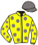 casaque portée par Barzalona M. jockey du cheval de course WURFGEIST, information pmu ZETURF
