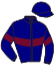 casaque portée par Lemaitre A. jockey du cheval de course PALAZZO, information pmu ZETURF