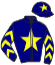 casaque portée par Velon Mlle M. jockey du cheval de course SAMAGACE DU VIVIEN, information pmu ZETURF