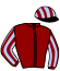 casaque portée par Bachelot T. jockey du cheval de course VIVAWOOD, information pmu ZETURF casaque portée par Bachelot T. jockey du cheval de course VIVAWOOD, information pmu ZETURF