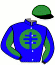 casaque portée par Pasquier S. jockey du cheval de course BLACK GEM, information pmu ZETURF