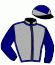 casaque portée par Madamet A. jockey du cheval de course ROUVRAY, information pmu ZETURF