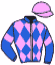casaque portée par Mosse G. jockey du cheval de course FLY HALF, information pmu ZETURF casaque portée par Mosse G. jockey du cheval de course FLY HALF, information pmu ZETURF