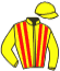 casaque portée par Mme Jurico Bogaerts jockey du cheval de course GOT BLOOM, information pmu ZETURF casaque portée par Mme Jurico Bogaerts jockey du cheval de course GOT BLOOM, information pmu ZETURF