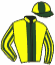 casaque portée par Piccone T. jockey du cheval de course BAILEYS POLKA DOT, information pmu ZETURF