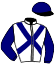 casaque portée par Marquand T. jockey du cheval de course CELANDINE, information pmu ZETURF casaque portée par Marquand T. jockey du cheval de course CELANDINE, information pmu ZETURF