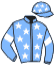 casaque portée par Dario Vargiu jockey du cheval de course KORISA, information pmu ZETURF casaque portée par Dario Vargiu jockey du cheval de course KORISA, information pmu ZETURF