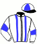 casaque portée par Claudic J. jockey du cheval de course RUE DES ORTEAUX, information pmu ZETURF casaque portée par Claudic J. jockey du cheval de course RUE DES ORTEAUX, information pmu ZETURF