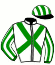 casaque portée par Verhestraeten E. jockey du cheval de course SALAZAR, information pmu ZETURF casaque portée par Verhestraeten E. jockey du cheval de course SALAZAR, information pmu ZETURF