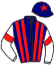 casaque portée par Bazire P. jockey du cheval de course RUCHBAH, information pmu ZETURF casaque portée par Bazire P. jockey du cheval de course RUCHBAH, information pmu ZETURF