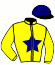 casaque portée par Soumillon C. jockey du cheval de course SCANDALO, information pmu ZETURF