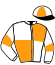 casaque portée par Chuette Mlle S. jockey du cheval de course GLORY DAYS, information pmu ZETURF