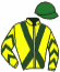 casaque portée par Pouchin A. jockey du cheval de course TOMAKAY, information pmu ZETURF