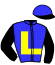 casaque portée par Guyon M. jockey du cheval de course STORMY WEATHER, information pmu ZETURF