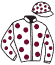 casaque portée par Mendizabal I. jockey du cheval de course GOLIGHTLY, information pmu ZETURF