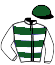 casaque portée par Sias Gio. jockey du cheval de course DE FELICE, information pmu ZETURF