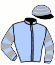 casaque portée par Berthelot R. jockey du cheval de course DITO (FR), information pmu ZETURF