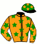 casaque portée par Rochard B. jockey du cheval de course DUC DE LARRE (FR), information pmu ZETURF