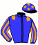 casaque portée par Carel R. jockey du cheval de course CKENOBY PONCELET (FR), information pmu ZETURF