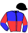 casaque portée par Marie H. jockey du cheval de course HALTESSE MAJOR (FR), information pmu ZETURF