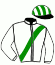 casaque portée par Beileard L. jockey du cheval de course GRAVELLE PAGUERIE (FR), information pmu ZETURF
