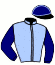 casaque portée par Marc J. jockey du cheval de course CESARIO, information pmu ZETURF