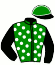 casaque portée par Andre A. jockey du cheval de course HARMONIE HUB (FR), information pmu ZETURF