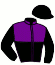 casaque portée par Petitjean K. jockey du cheval de course FIACRE DU CHENE, information pmu ZETURF