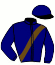 casaque portée par Stefano S. jockey du cheval de course FIRST DESTIN, information pmu ZETURF