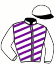 casaque portée par Peltier Tha. jockey du cheval de course EQUIN D'AVRIL, information pmu ZETURF