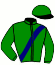 casaque portée par Le Beller T. jockey du cheval de course HURRICANE DREAM, information pmu ZETURF