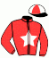 casaque portée par Poirier M. jockey du cheval de course FOLETTE DU MANS, information pmu ZETURF