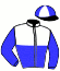 casaque portée par Asseline Mlle M. jockey du cheval de course HABERLOUR, information pmu ZETURF