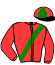 casaque portée par Senet J.F. jockey du cheval de course GY DU GANEP, information pmu ZETURF