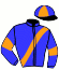 casaque portée par Michel Mlle A. jockey du cheval de course JOYEUSE DU PORTO, information pmu ZETURF